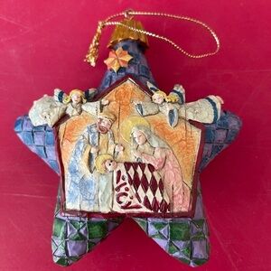 Jim Shore 3D Nativity Star Ornament